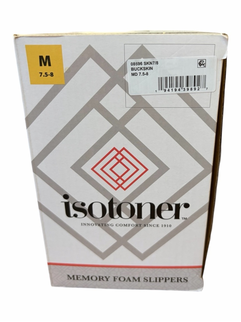 Isotoner Memory Foam Slippers | Faux Fur Trim | Indoor/Outdoor Size M 7.5–8 NIB - Picture 4 of 8